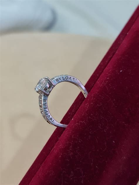 inel argint bvlgari